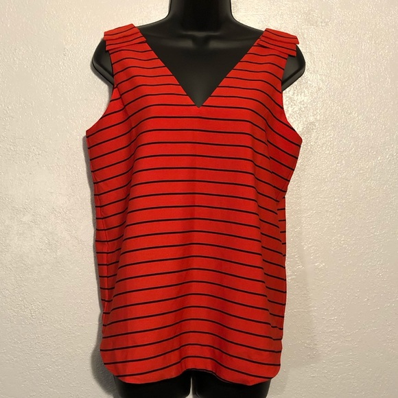 Banana Republic Tops - New BANANA REPUBLIC striped tank blouse shirt Sz S